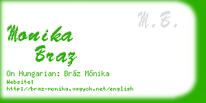 monika braz business card